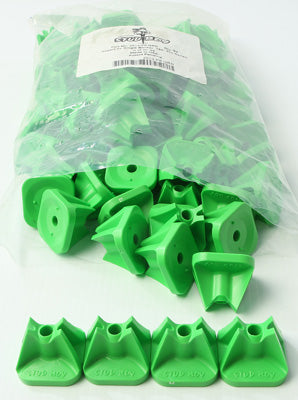 STUD BOY SUPER-LITE PRO SERIES SINGLE BACKERS .75" 84/PK GREEN PART# 2513-P8-GRN