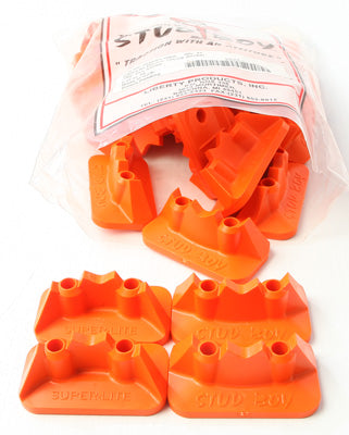 STUD BOY SUPER-LITE PRO SERIES DOUBLE BACKERS .75" 24/PK ORANGE PART# 2522-P1-OR