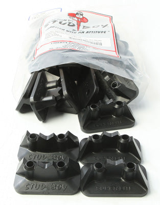 STUD BOY SUPER-LITE PRO SERIES DOUBLE BACKERS .75" 24/PK BLACK PART# 2522-P1-BLK