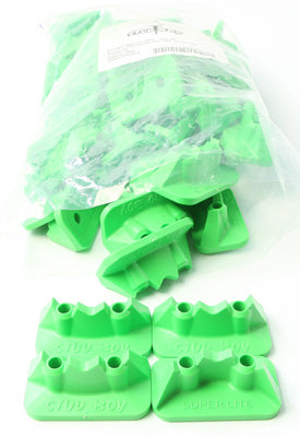 STUD BOY SUPER-LITE PRO SERIES DOUBLE BACKERS .75" 48/PK GREEN PART# 2522-P2-GRN