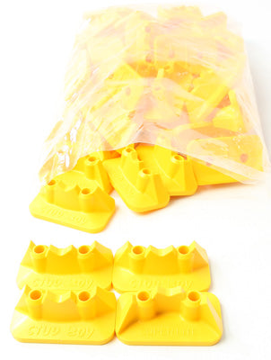 STUD BOY SUPER-LITE PRO SERIES DOUBLE BACKERS .75" 48/PK YELLOW PART# 2522-P2-YE