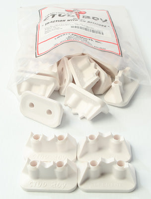 STUD BOY SUPER-LITE PRO SERIES DOUBLE BACKERS .75" 24/PK WHITE PART# 2512-P1-WHT