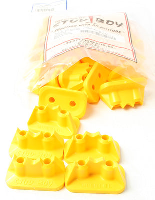 STUD BOY SUPER-LITE PRO SERIES DOUBLE BACKERS .75" 24/PK YELLOW PART# 2512-P1-YE