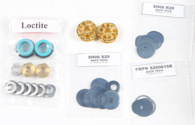 RACE TECH TYPE 1 GOLD FORK VALVE W/SHAFT BUS PART# FMGV S2040B NEW