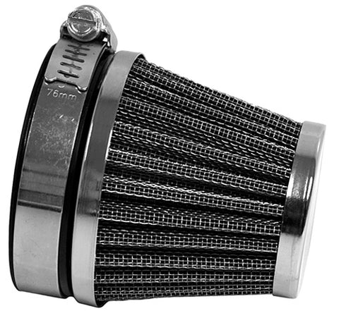 EMGO 12-55760 AIR FILTER CHROME END 60MM