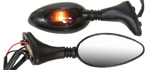 EMGO MIRROR DUC BLK RIGHT PART#  20-25161