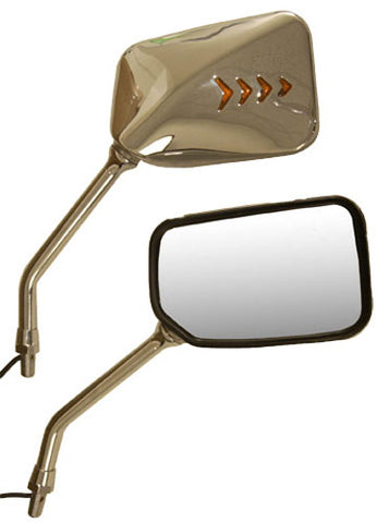EMGO MIRROR RIGHT CHR W/LIGHT 20-37365