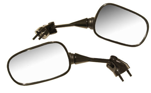 EMGO MIRROR KAW BLACK RT PART#  20-43011