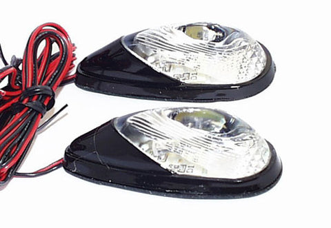 EMGO LED LIGHT-K/AMB FLUSH MNT CLR LENS- 64MMX24MM PART#  61-97001