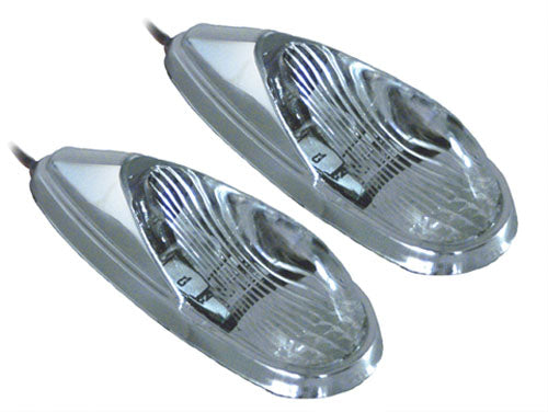 EMGO LED LIGHT- CHRM/AMB FLUSH CLR LENS- 64MMX24MM PART#  61-97002