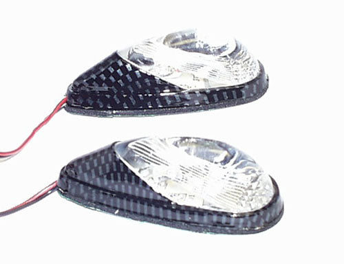 EMGO LED LIGHT- CRBN/AMB FLUSH CLR LENS- 64MMX24MM PART#  61-97003