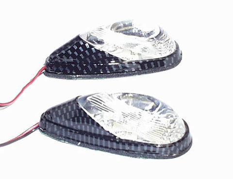 EMGO LED LIGHT- CRBN/AMB FLUSH CLR LENS- 64MMX24MM PART#  61-97003