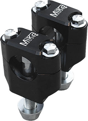 MIKA METALS RUBBER MOUNTED CLAMPS BLACK 1-1/8 PART# BLACK MK-BL-118 NEW
