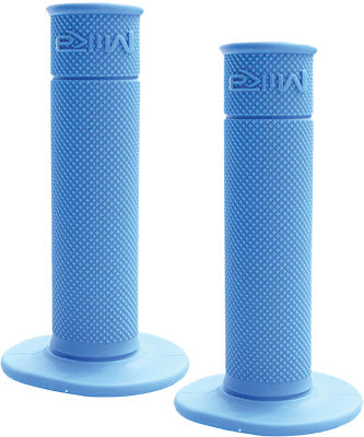 MIKA METALS 50/50 Waffle Grips (Blue) PART NUMBER GRIPS-BLUE