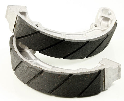 EMGO 1976 KH 500 A8 KAWASAKI 93-42068 BRAKE SHOES W GROOVES 41048-1077