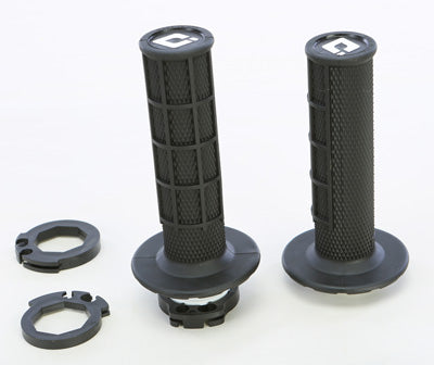 ODI 2016-2018 YZ450FX Yamaha MX V2 LOCK-ON HALF WAFFLE GRIPS (4-STROKE) PART# H3