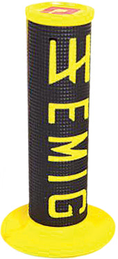ODI 1997-2014 CR500AF Honda EMIG V2 LOCK-ON GRIPS 2-STROKE (BLACK/YELLOW) PART#