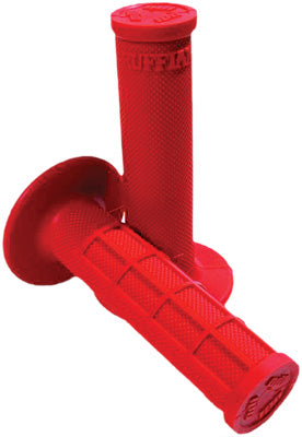 ODI RUFFIAN HALF WAFFLE GRIPS RED PART NUMBER H01RFR