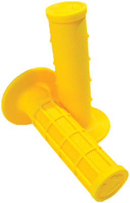 ODI RUFFIAN HALF WAFFLE GRIPS YELLOW PART NUMBER H01RFY