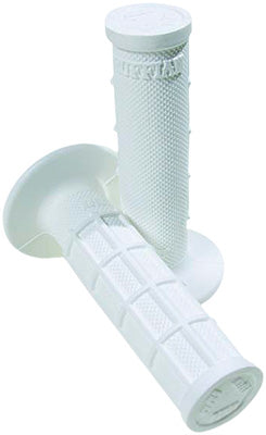 ODI PRO EDITION HALF WAFFLE GRIPS WHITE PART NUMBER H01RFSW