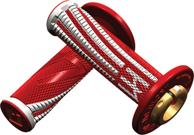 ODI EMIG2 PRO V2 LOCK-ON GRIP RED/WHITE H36EPRW