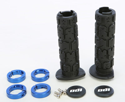 ODI ATV ROGUE LOCKON GRIP 130MM BLACK/BLUE J30RGB-U