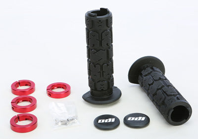 ODI ATV ROGUE LOCKON GRIP 130MM BLACK/RED J30RGB-R