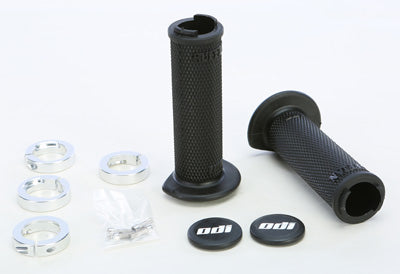 ODI ATV RUFFIAN LOCKON GRIP 120MM BLACK/SILVER J31RFB-S