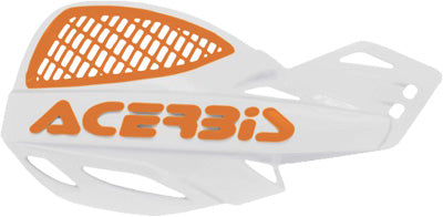 ACERBIS ACERBIS UNIKO VENTED HANDGUARDS (WHITE/ORANGE) PART# 2072671088 NEW PART