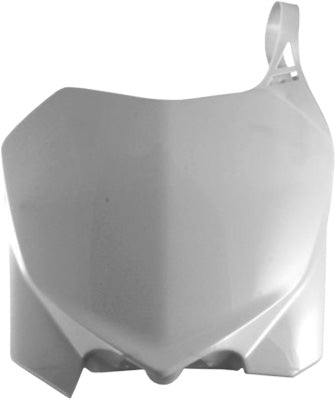 ACERBIS FRONT PLATE (WHITE) PART# 2113620002 NEW