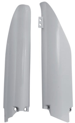 ACERBIS LOWER FORK COVER SET (WHITE) PART# 2113730002 NEW