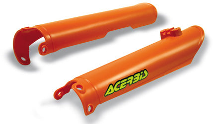 ACERBIS LOWER FORK COVER SET (ORANGE) PART# 2113740237 NEW