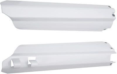 ACERBIS LOWER FORK COVER SET (WHITE) PART# 2114990002 NEW