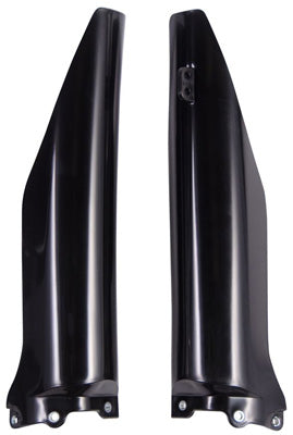 ACERBIS LOWER FORK COVER SET (BLACK) PART# 2115000001 NEW