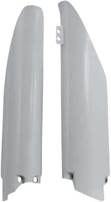 ACERBIS LOWER FORK COVER SET (WHITE) PART# 2115010002 NEW