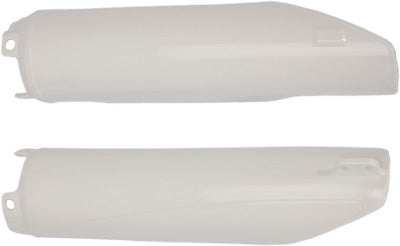 ACERBIS LOWER FORK COVER SET (WHITE) PART# 2115040002 NEW