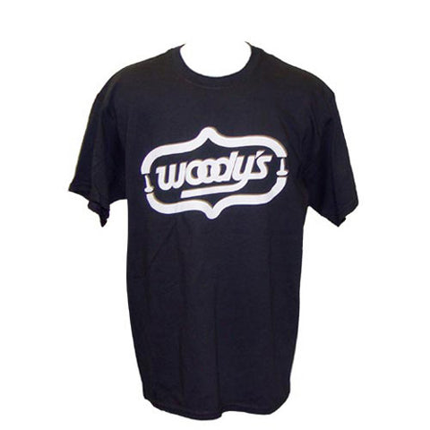 WOODYS WOODY'S BANNER TEE BLACK MEDIUM 102-BANT-2