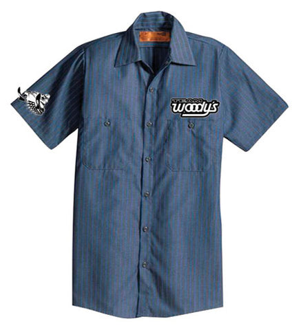 WOODYS WOODY'S 11/12 PIT SHIRT BLUE MEDIUM 102-PITBL-2