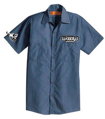 WOODYS WOODY'S 11/12 PIT SHIRT BLUE MEDIUM 102-PITBL-2