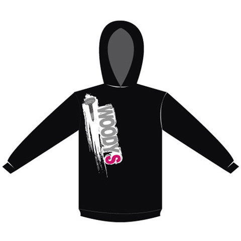 WOODYS 302-WGULLA-S WOMENS ZIP UP HOODIE SMALL