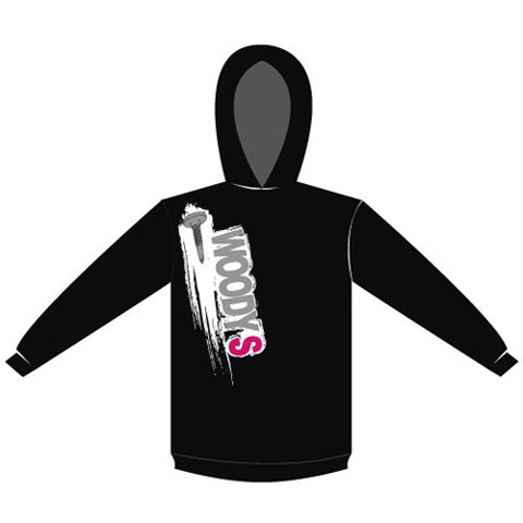 WOODYS 302-WGULLA-L WOMENS ZIP UP HOODIE LARGE
