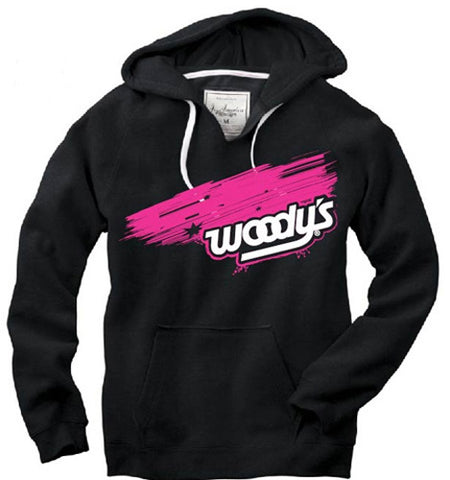 WOODYS WOMENS PULLOVER HOODIE/SMALL 302-WSTARRED-S