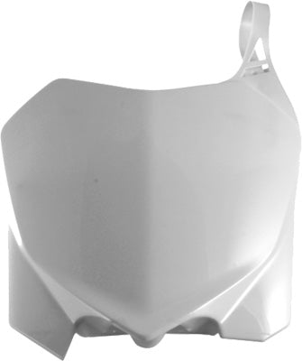 ACERBIS FRONT PLATE (WHITE) PART# 2141850002 NEW