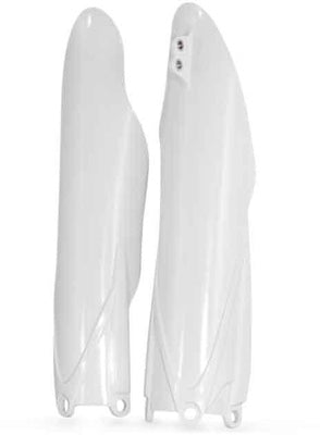 ACERBIS LOWER FORK COVER SET (WHITE) PART# 2171840002 NEW