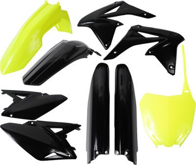 ACERBIS ACERBIS RMZ250 FULL PLASTIC KIT FLO YELLOW/BLACK 2198035137 PART NUMBER