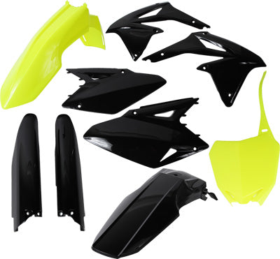 ACERBIS ACERBIS RMZ450 FULL PLASTIC KIT FLO YELLOW/BLACK 2198045137 PART NUMBER
