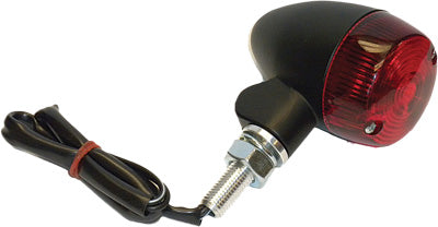 K S TURN SIGNAL STYLE 1 BLACK W/RED LENS PART# 25-8325BK NEW