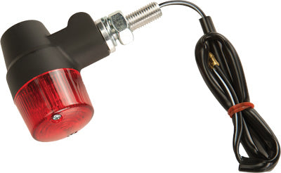 K S TURN SIGNAL STYLE 3 BLACK W/RED LENS PART# 25-8636 NEW