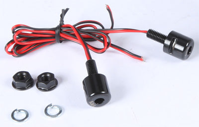K S LIGHTED LICENSE PLATE BOLT BLACK PART# 25-9160BK
