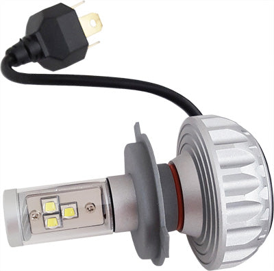 PATHFINDER HIGH PERFORMANCE H4 LED BULB W/FANLESS HEATSINK H4NF